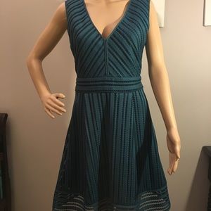 J. Crew eyelet dress Hunter Green size 6